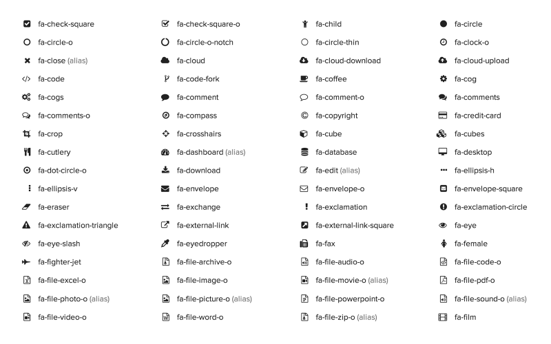 Font Awesome - Icon Webfont